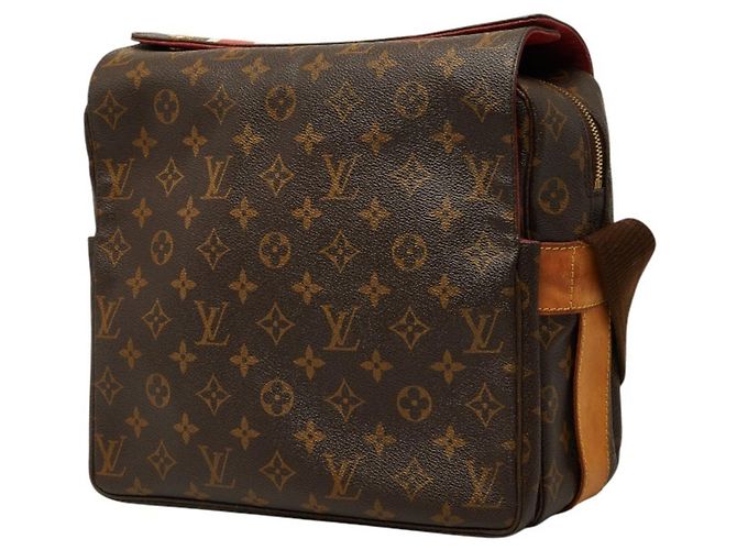 Borsa a tracolla Louis Vuitton Monogram Naviglio Marrone - vista 2