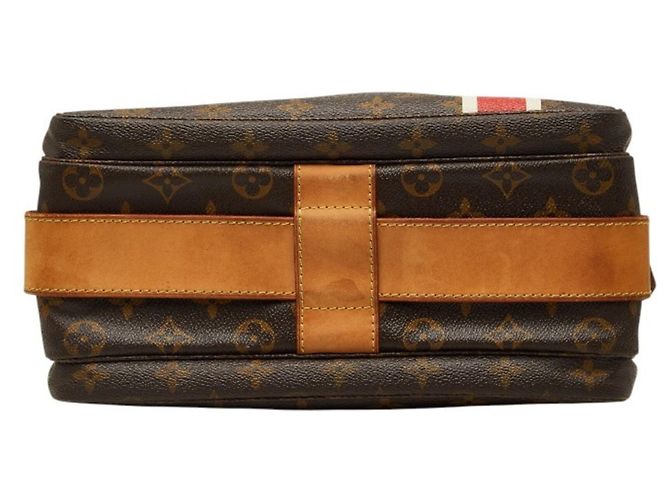 Borsa a tracolla Louis Vuitton Monogram Naviglio Marrone - vista 3