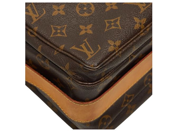 Borsa a tracolla Louis Vuitton Monogram Naviglio Marrone - vista 5