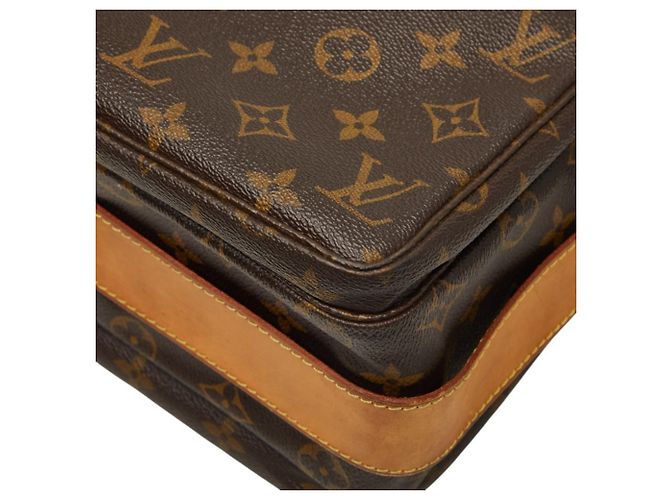 Borsa a tracolla Louis Vuitton Monogram Naviglio Marrone - vista 6