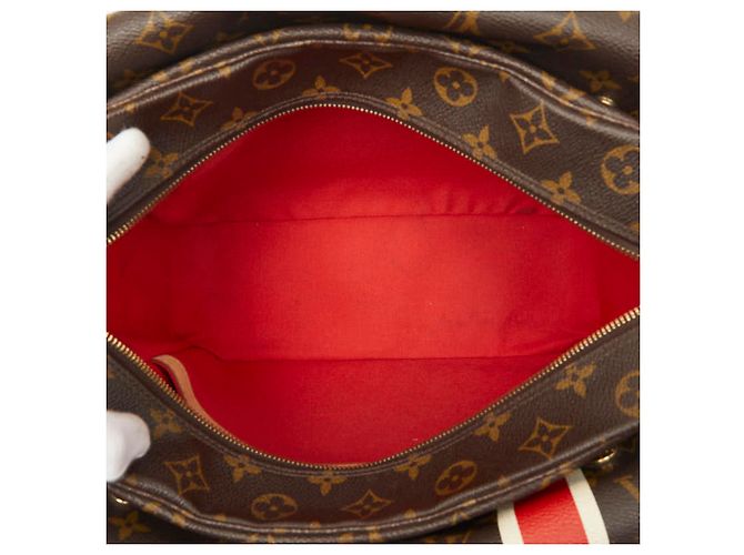 Borsa a tracolla Louis Vuitton Monogram Naviglio Marrone - vista 9
