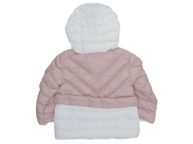 Moncler Kinder Daunensteppjacke Pink Weiß - Ansicht 2