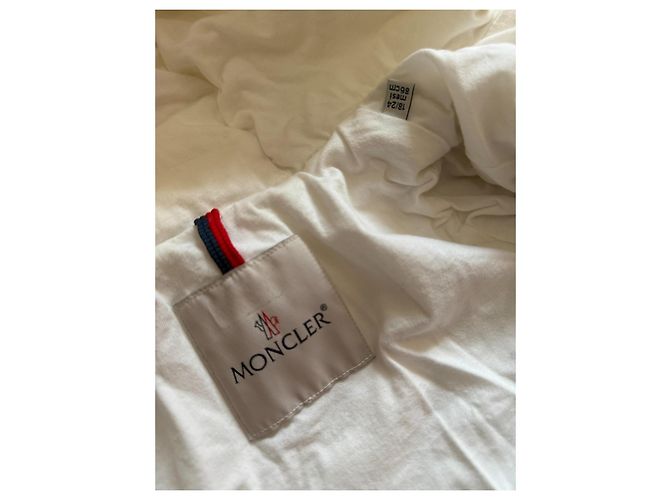 Moncler Kinder Daunensteppjacke Pink Weiß - Ansicht 4