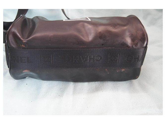 Chanel Marsupio in Vernice Nero - vista 5