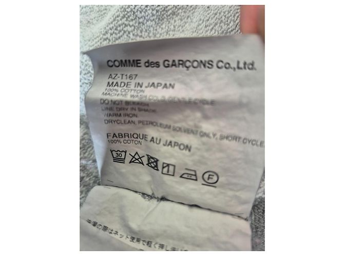 Comme Des Garcons Comme des Garçons Play Sudadera con Capucha Gris Roja - vista 2
