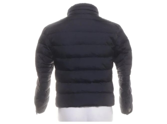 Moncler Chaqueta acolchada negra con paneles de lana Negro - vista 3