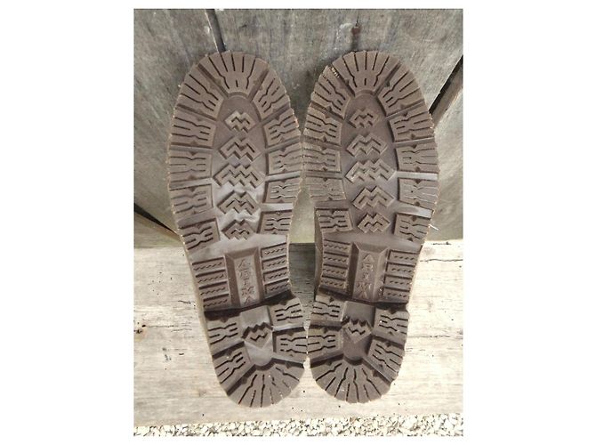 Autre Marque Botines de cuero Arima Beige - vista 6