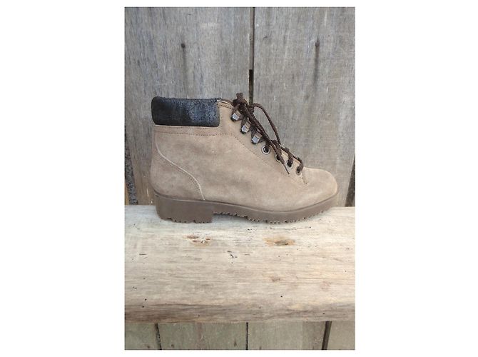 Autre Marque Botines de cuero Arima Beige - vista 8