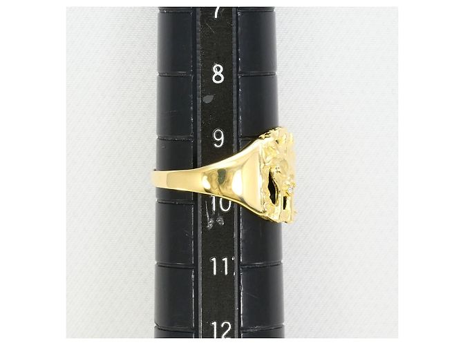 Autre Marque 18K Gelbgold-Ring mit Diamant Golden - Ansicht 7