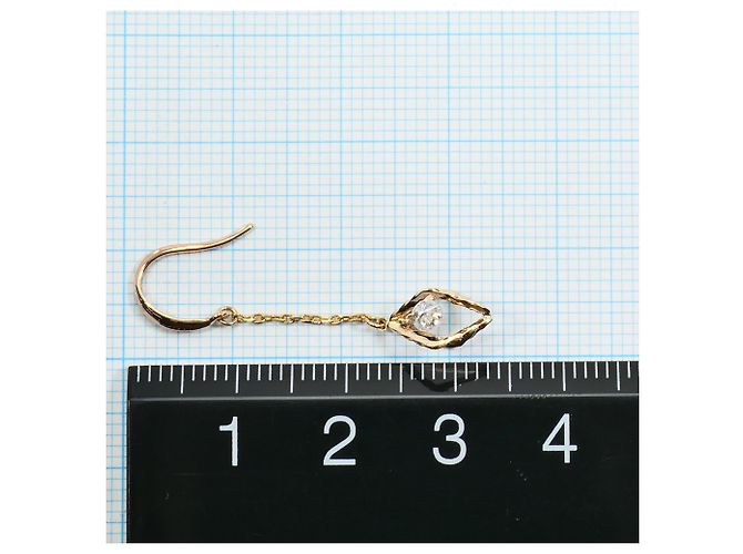 Autre Marque Orecchini pendenti in oro rosa 18K con diamante D'oro - vista 3