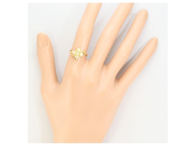 Autre Marque 18K Gelbgold-Ring mit Diamant Golden - Ansicht 5