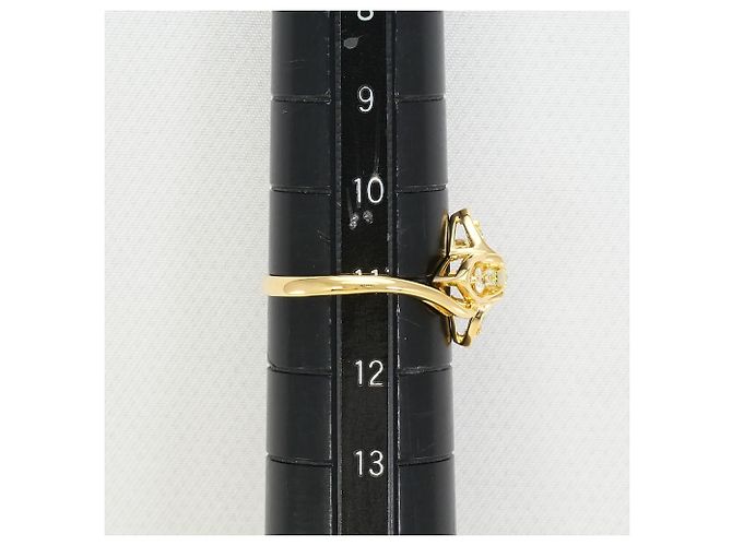 Autre Marque 18K Gelbgold-Ring mit Diamant Golden - Ansicht 6