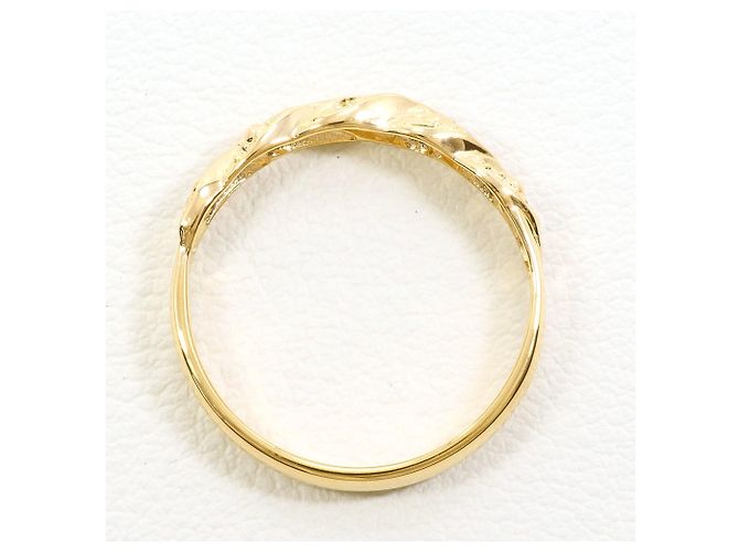 Autre Marque 18K Gelbgold-Ring mit Diamant Golden - Ansicht 2