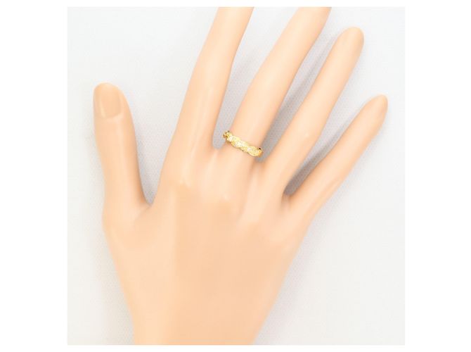 Autre Marque 18K Gelbgold-Ring mit Diamant Golden - Ansicht 5