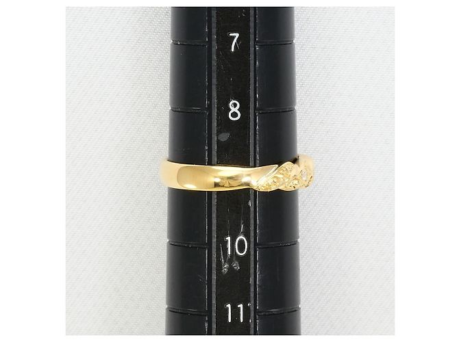 Autre Marque 18K Gelbgold-Ring mit Diamant Golden - Ansicht 6