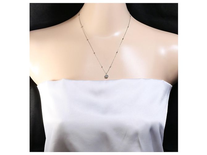 Autre Marque 18K Weißgoldkette mit Diamant Golden - Ansicht 5