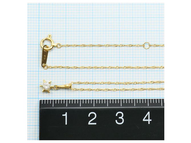 Autre Marque Collana in oro giallo 18K con diamante D'oro - vista 4