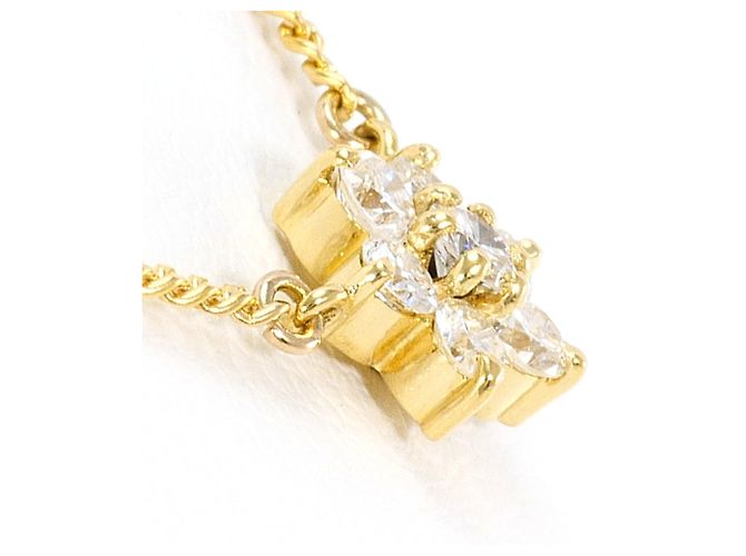Autre Marque 18K Gelbgoldhalskette mit Diamant Golden - Ansicht 2