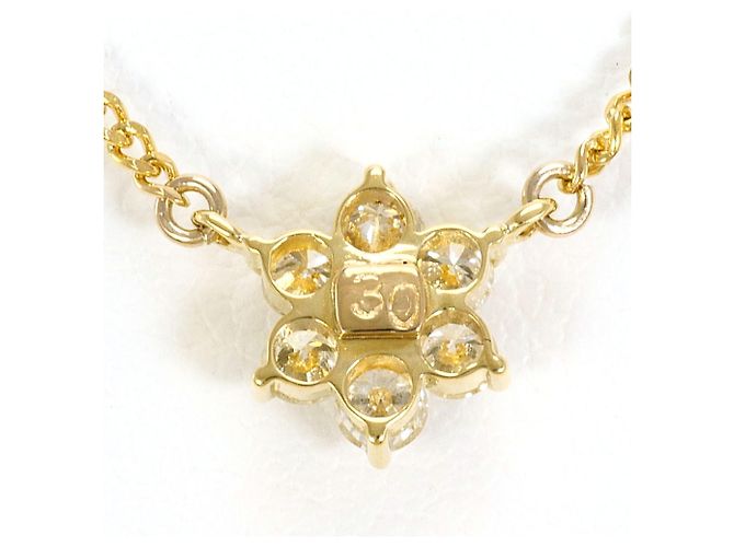 Autre Marque 18K Gelbgoldhalskette mit Diamant Golden - Ansicht 3