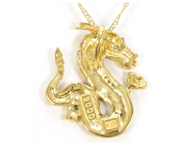 Autre Marque Collana in oro giallo 18K con diamante D'oro - vista 3