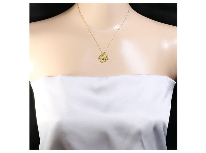Autre Marque Collana in oro giallo 18K con diamante D'oro - vista 5