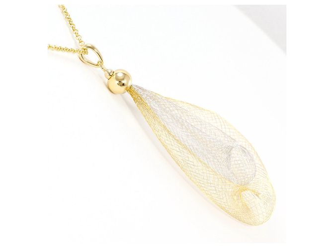 Autre Marque Collana in oro 18K bianco e giallo D'oro - vista 2