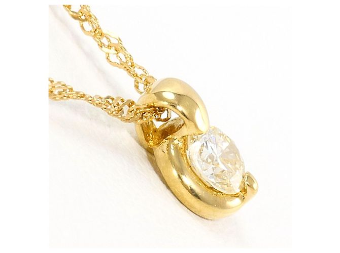 Autre Marque Collana in oro giallo 18K con diamante D'oro - vista 2