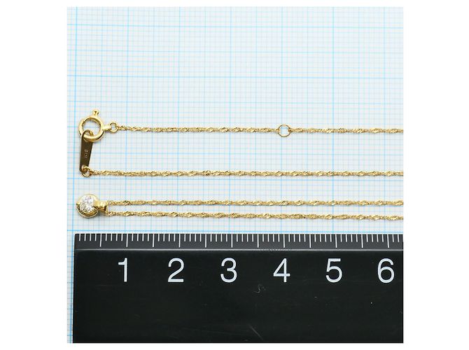 Autre Marque Collana in oro giallo 18K con diamante D'oro - vista 4