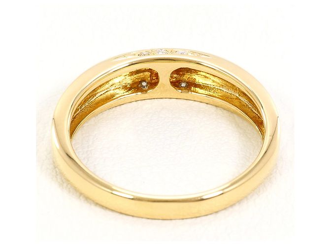 Autre Marque 18K Gelbgold-Ring mit Diamant Golden - Ansicht 3