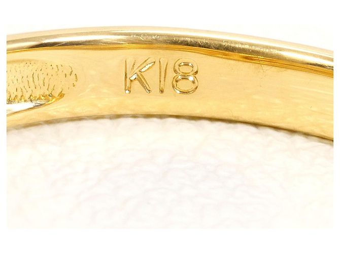 Autre Marque 18K Gelbgold-Ring mit Diamant Golden - Ansicht 4