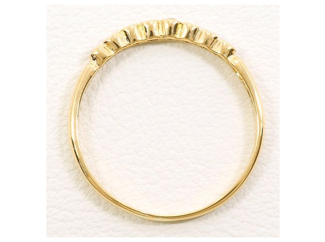 Autre Marque 18K Gelbgold-Ring mit Diamant Golden - Ansicht 2