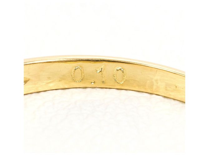 Autre Marque 18K Gelbgold-Ring mit Diamant Golden - Ansicht 5