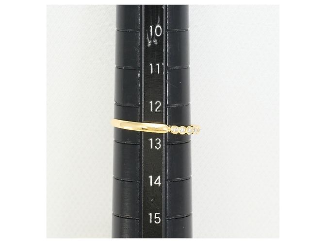 Autre Marque 18K Gelbgold-Ring mit Diamant Golden - Ansicht 7