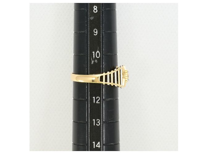 Autre Marque Anello band in platino e oro giallo con diamante D'oro - vista 6