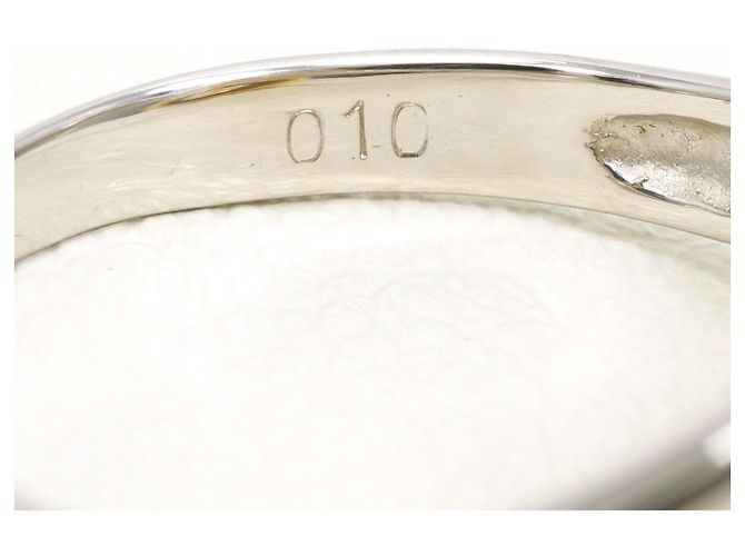 Autre Marque Diamantring in Platin und Gelbgold Golden - Ansicht 5
