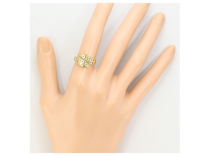 Autre Marque 18K Gelbgold-Ring mit Diamant Golden - Ansicht 5