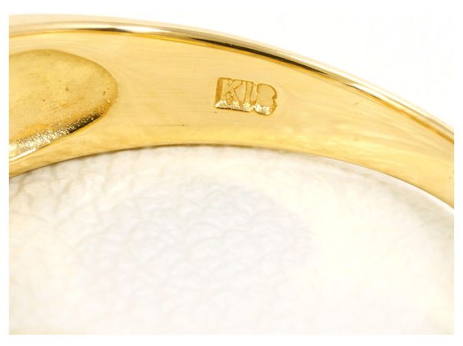 Autre Marque 18K Gelbgold-Ring mit Diamant Golden - Ansicht 4
