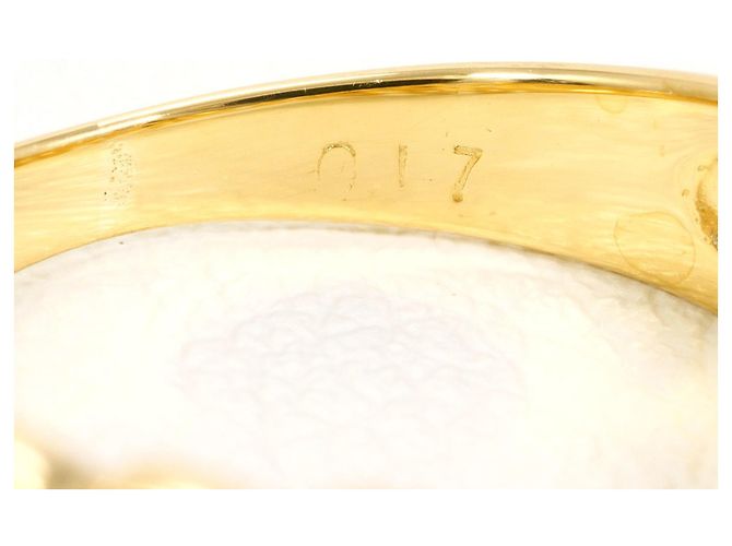 Autre Marque 18K Gelbgold-Ring mit Diamant Golden - Ansicht 5