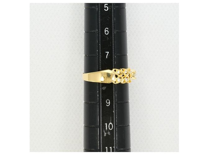 Autre Marque 18K Gelbgold-Ring mit Diamant Golden - Ansicht 7