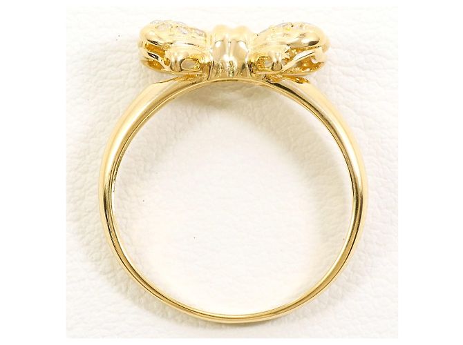 Autre Marque 18K Gelbgold-Ring mit Diamant Golden - Ansicht 2