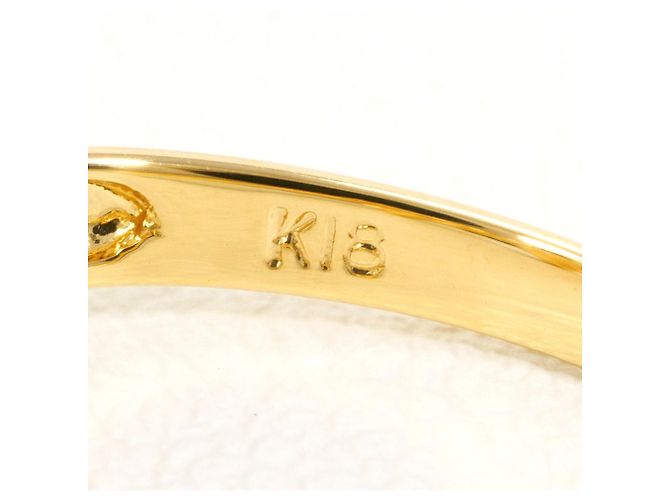 Autre Marque 18K Gelbgold-Ring mit Diamant Golden - Ansicht 4