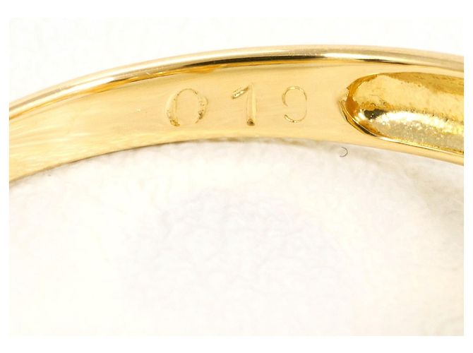 Autre Marque 18K Gelbgold-Ring mit Diamant Golden - Ansicht 5