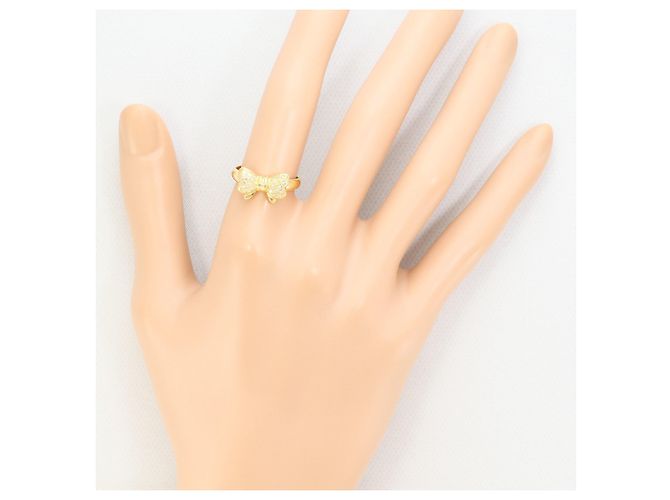 Autre Marque 18K Gelbgold-Ring mit Diamant Golden - Ansicht 6