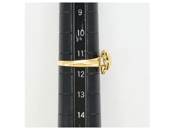 Autre Marque 18K Gelbgold-Ring mit Diamant Golden - Ansicht 7