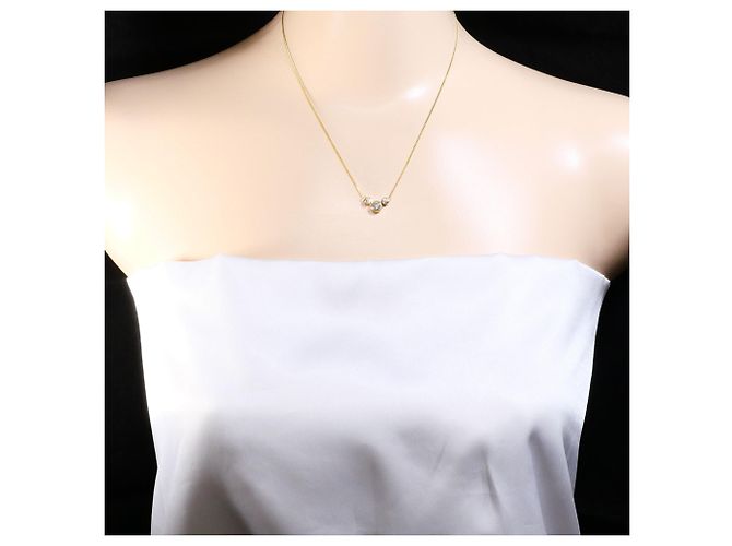 Autre Marque Collana in oro giallo 18K con zircone D'oro - vista 5