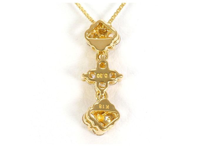 Autre Marque Collana in oro giallo 18K con diamante D'oro - vista 3