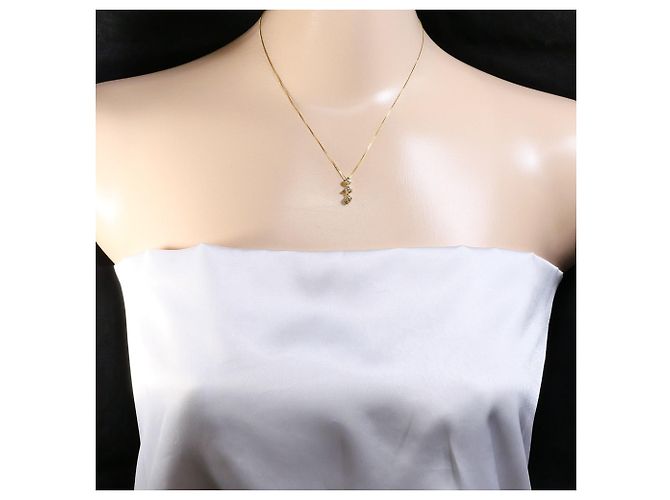 Autre Marque Collana in oro giallo 18K con diamante D'oro - vista 6