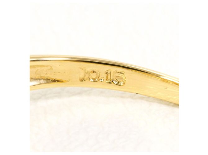 Autre Marque 18K Gelbgold-Ring mit Diamant Golden - Ansicht 4