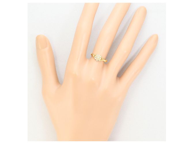 Autre Marque 18K Gelbgold-Ring mit Diamant Golden - Ansicht 6