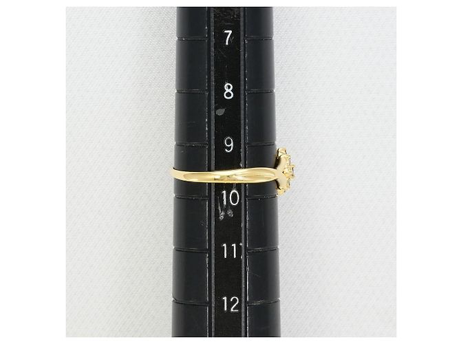 Autre Marque 18K Gelbgold-Ring mit Diamant Golden - Ansicht 7
